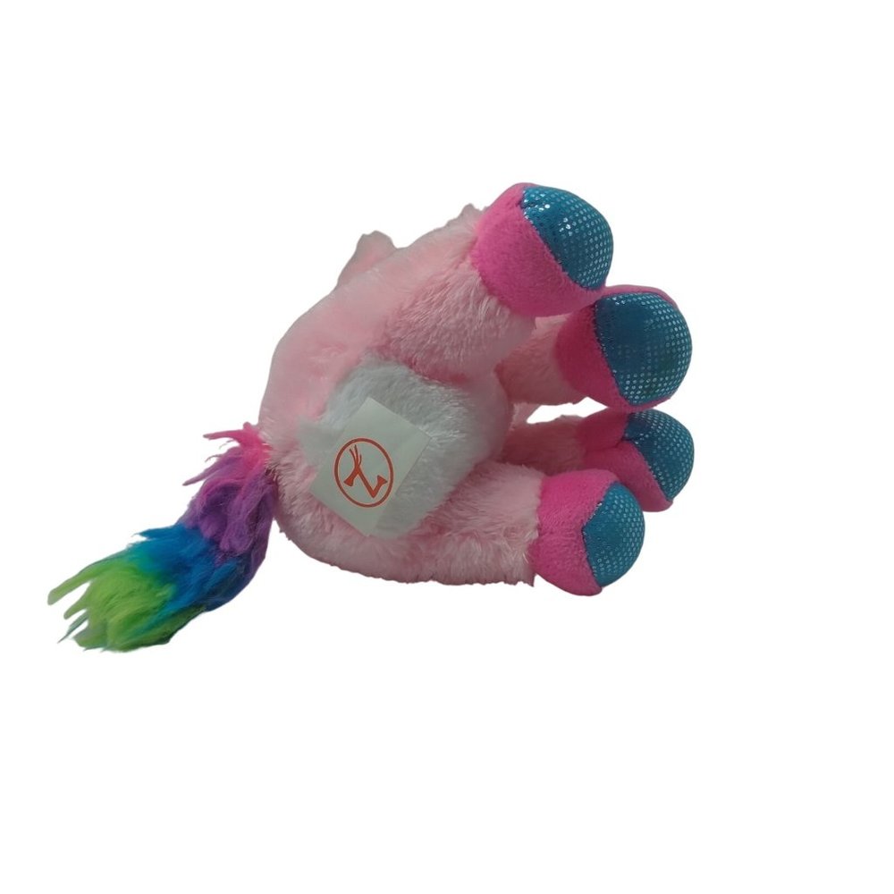 MVP Group Z Toys Rainbow Unicorn Sparkles Glitter Eyes Plush 8" Stuffed Animal - Picture 7 of 8